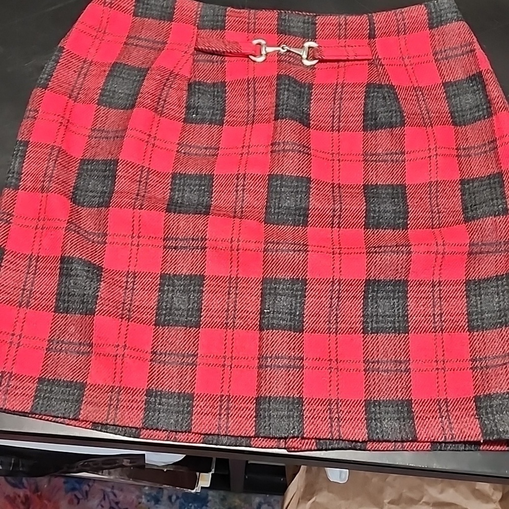 Hillard & Hanson plaid skirt Sz 12